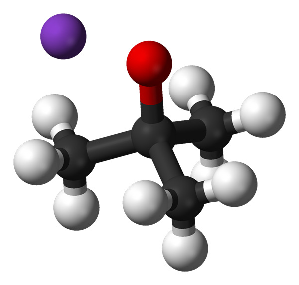 Potassium tert butoxide 3D balls