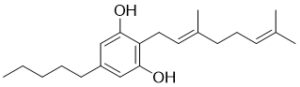 CannabigerolCBG CAS 25654 31 3 stru