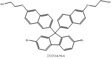 99 bis6 2 hydroxyethoxy 2 naphthyl 27 dibromofluorene CAS 2532164 96 6 2