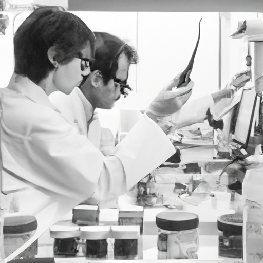 A vibrant image of a laboratory with scientists conducting experiments on different products and crops, symbolizing the diverse applications and potential benefits of CAS 500-67-4 in various industries.